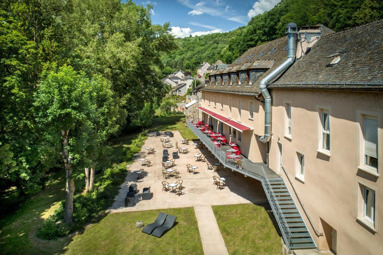 Logis Hotel Restaurant Les 2 Rives - A75, En Bordure De Riviere Banassac Bagian luar foto